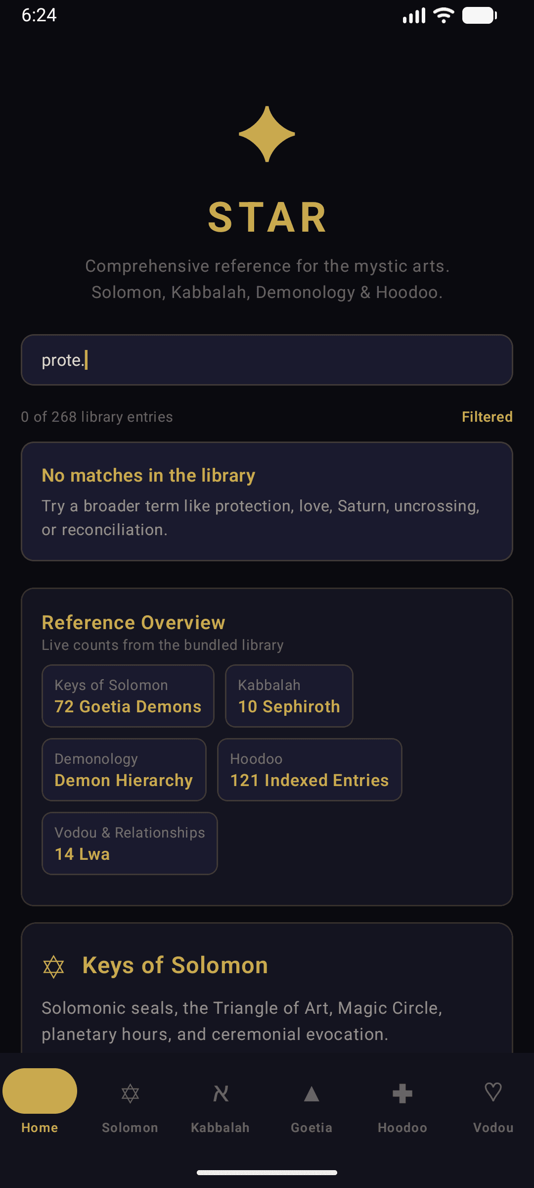 Star app protection search results